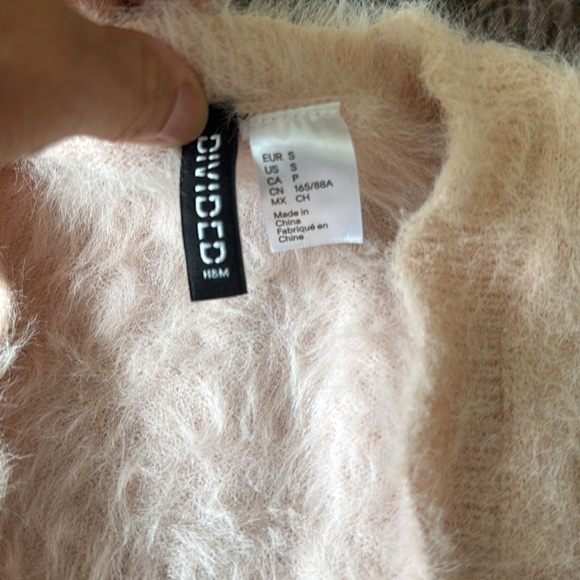 Pastel super soft open pink cardigan size small - Picture 3 of 9